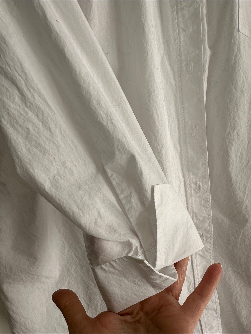 Classic Boyfriend White Button-Down Shirts - Picture 2 of 9
